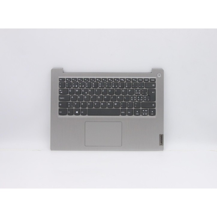 Lenovo 5CB0X56607 C-Cover with keyboard, Switzerland, Platinum Grey, Non-Backlight, Non-Fingerprint, UK