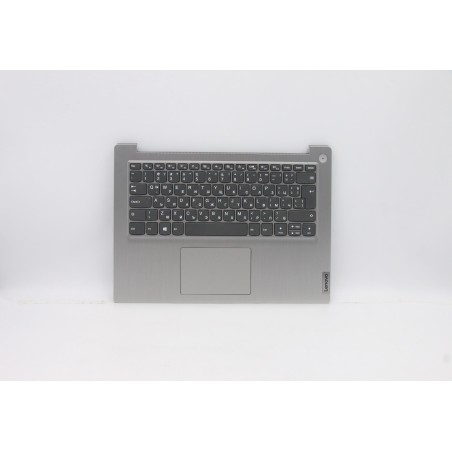 Lenovo 5CB0X56610 Palmrest Top Case con tastiera, Bulgaro, Grigio platino, Senza retroilluminazione, Senza lettore di impronte d