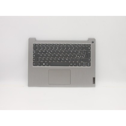 Lenovo 5CB0X56616 C-Cover with keyboard, Italian, Platinum Grey, Non-Backlight, Fingerprint, UK