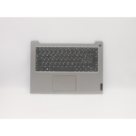 Lenovo 5CB0X56616 C-Cover with keyboard, Italian, Platinum Grey, Non-Backlight, Fingerprint, UK
