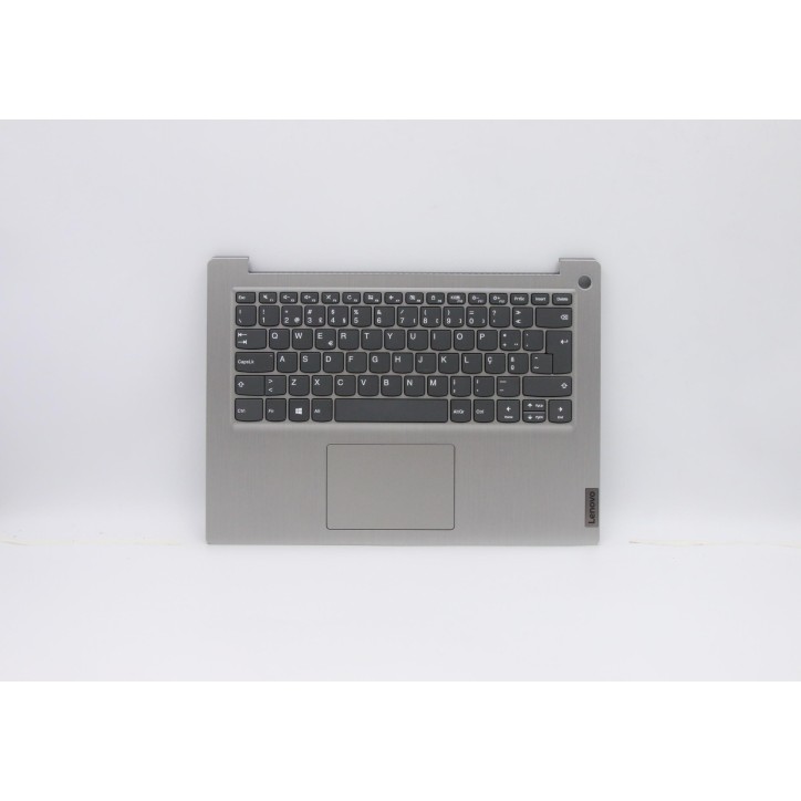 Lenovo 5CB0X56620 C-Cover with keyboard, Portuguese, Platinum Grey, Non-Backlight, Fingerprint, UK