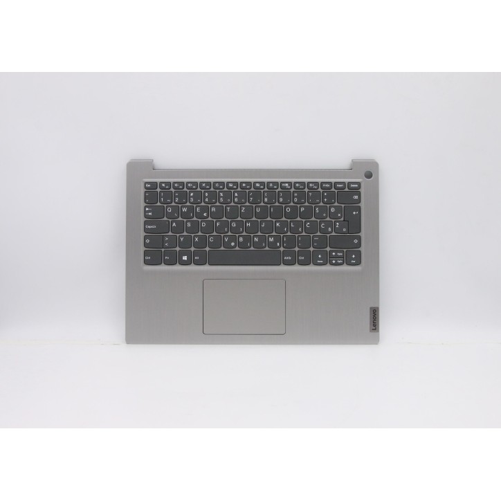 Lenovo 5CB0X56636 C-Cover with keyboard, Slovenian, Platinum Grey, Non-Backlight, Fingerprint, UK
