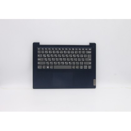 Lenovo 5CB0X56658 Palmrest Top Case con tastiera, Arabo, blu scuro, Senza retroilluminazione, Senza lettore di impronte digitali