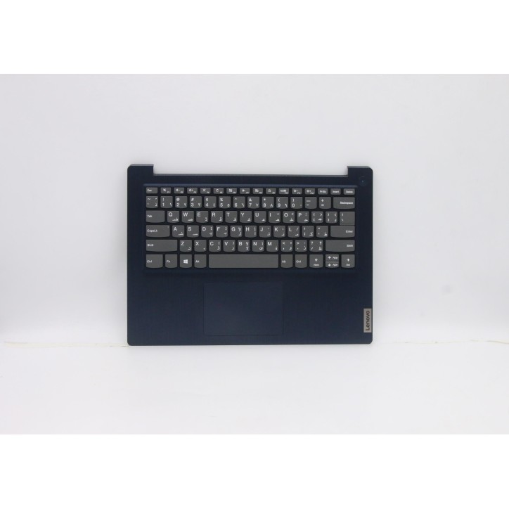 Lenovo 5CB0X56658 Palmrest Top Case con tastiera, Arabo, blu scuro, Senza retroilluminazione, Senza lettore di impronte digitali
