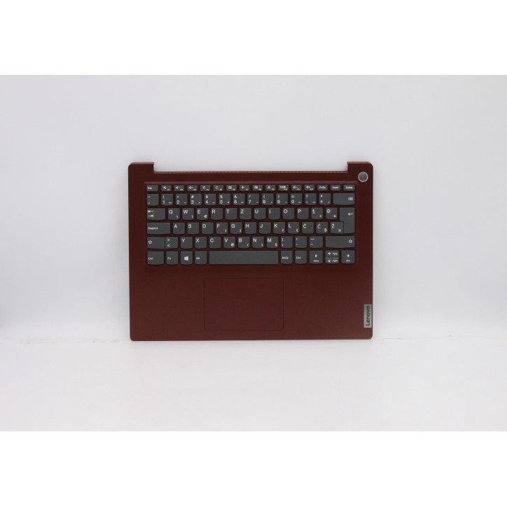 Lenovo 5CB0X56756 C-Cover with keyboard, Slovenian, Coral Red, Non-Backlight, Fingerprint, UK