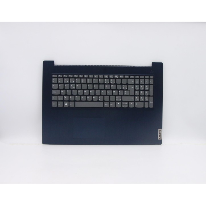 Lenovo 5CB0X56795 Palmrest Top Case con tastiera, Belga, blu scuro, Senza retroilluminazione, Senza lettore di impronte digitali