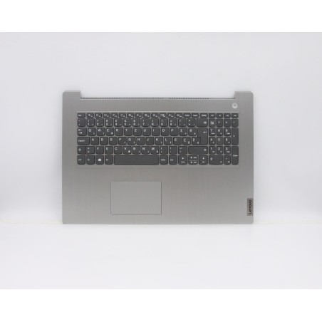 Lenovo 5CB0X56857 C-Cover with keyboard, Slovenian, Platinum Grey, Non-Backlight, Non-Fingerprint, UK