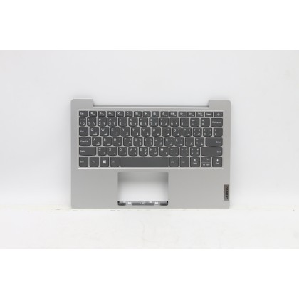 Lenovo 5CB0X56913 Palmrest Top Case con tastiera, Arabo, Grigio platino, Senza retroilluminazione, US