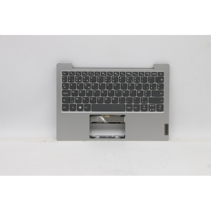 Lenovo 5CB0X56917 Palmrest Top Case con tastiera, Belga, Grigio platino, Senza retroilluminazione, UK