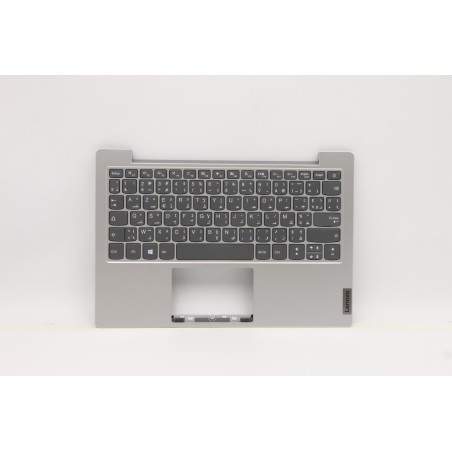 Lenovo 5CB0X56925 Palmrest Top Case con tastiera, Francese (Arabo), Grigio platino, Senza_retroilluminazione