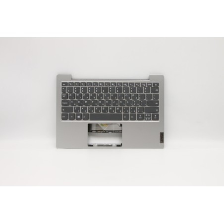 Lenovo 5CB0X56929 C-Cover with keyboard, Hebrew, Platinum Grey, Non-Backlight, US