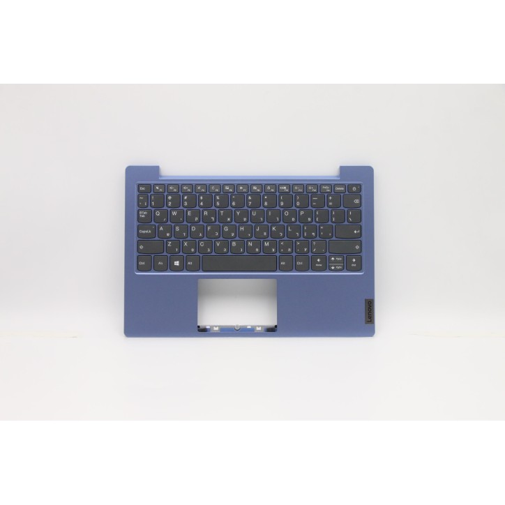 Lenovo 5CB0X56960 C-Cover with keyboard, Hebrew, Ice Blue, Non-Backlight, US
