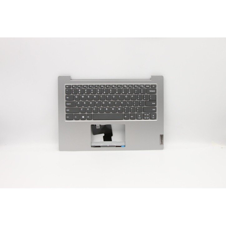 Lenovo 5CB0X56964 Palmrest Top Case con tastiera, Inglese (Stati Uniti), Grigio platino, Senza_retroilluminazione