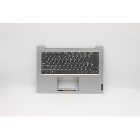 Lenovo 5CB0X56965 Palmrest Top Case con tastiera, Inglese Regno Unito, Grigio platino, Senza_retroilluminazione