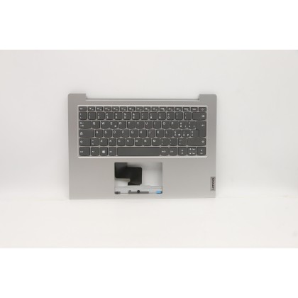 Lenovo 5CB0X56966 C-Cover with keyboard, Italian, Platinum Grey, Non-Backlight, UK