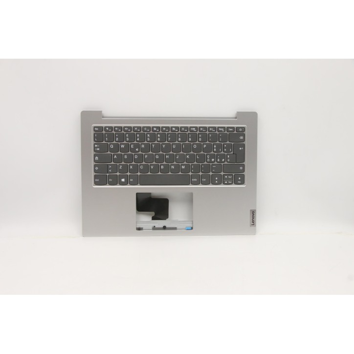 Lenovo 5CB0X56966 C-Cover with keyboard, Italian, Platinum Grey, Non-Backlight, UK