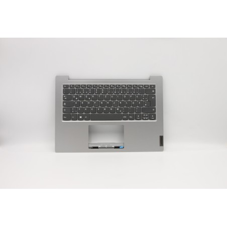 Lenovo 5CB0X56977 Palmrest Top Case con tastiera, Tedesco, Grigio platino, Senza_retroilluminazione