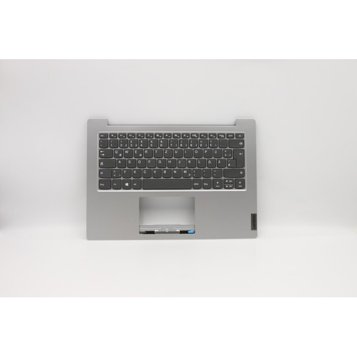 Lenovo 5CB0X56977 Palmrest Top Case con tastiera, Tedesco, Grigio platino, Senza_retroilluminazione