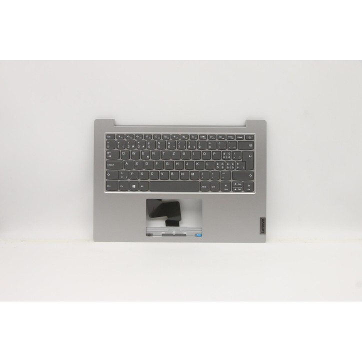 Lenovo 5CB0X56985 C-Cover with keyboard, Switzerland, Platinum Grey, Non-Backlight, UK