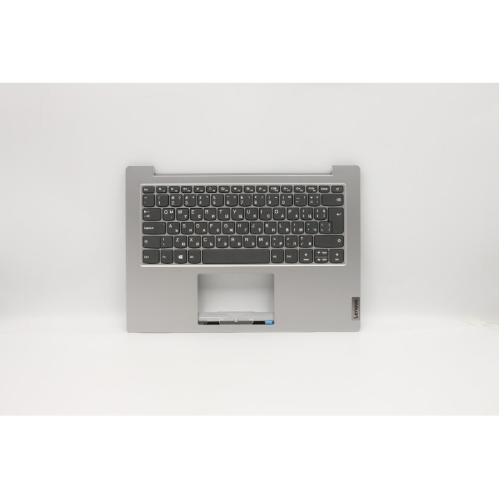 Lenovo 5CB0X56988 Palmrest Top Case con tastiera, Bulgaro, Grigio platino, Senza retroilluminazione, UK