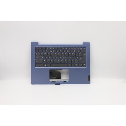 Lenovo 5CB0X56995 Palmrest Top Case con tastiera, Inglese Regno Unito, Ice Blue, Senza_retroilluminazione