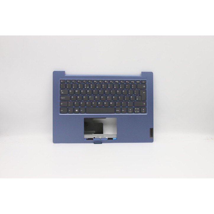 Lenovo 5CB0X56995 Palmrest Top Case con tastiera, Inglese Regno Unito, Ice Blue, Senza_retroilluminazione
