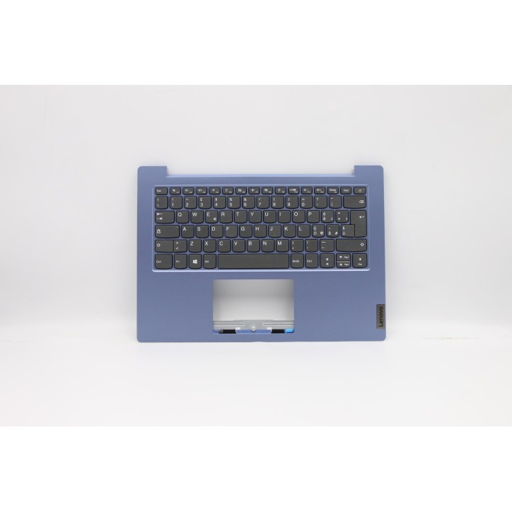 Lenovo 5CB0X56996 C-Cover with keyboard, Italian, Ice Blue, Non-Backlight, UK