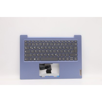 Lenovo 5CB0X57007 Palmrest Top Case con tastiera, Tedesco, Blu ghiaccio, Senza_retroilluminazione