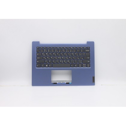 Lenovo 5CB0X57008 Palmrest Top Case con tastiera, Arabo, Blu ghiaccio, Senza retroilluminazione, US
