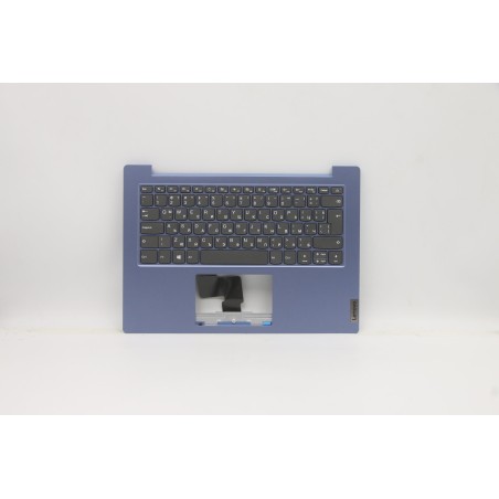 Lenovo 5CB0X57018 Palmrest Top Case con tastiera, Bulgaro, Blu ghiaccio, Senza retroilluminazione, UK