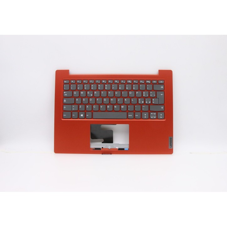 Lenovo 5CB0X57026 C-Cover with keyboard, Italian, Flame Orange, Non-Backlight, UK
