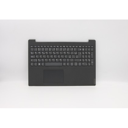 Lenovo 5CB0X57077 Palmrest Top Case con tastiera, Ceco, grigio ferro, Senza retroilluminazione, UK