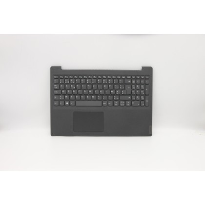 Lenovo 5CB0X57080 Palmrest Top Case con tastiera, Belga, grigio ferro, Senza retroilluminazione, UK
