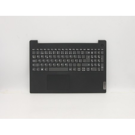 Lenovo 5CB0X57452 C-Cover with keyboard, Portuguese, Black, Non-Backlight, Non-Fingerprint, UK