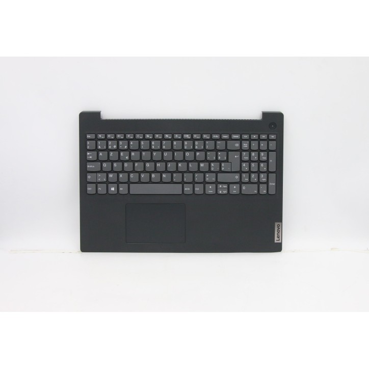 Lenovo 5CB0X57466 Palmrest Top Case con tastiera, Belga, nero, Senza retroilluminazione, Senza lettore di impronte digitali, UK