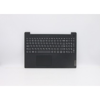 Lenovo 5CB0X57470 Palmrest Top Case con tastiera, Inglese (Stati Uniti/Europa), Nero, Senza_retroilluminazione, Senza_lettore di