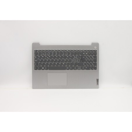 Lenovo 5CB0X57499 C-Cover with keyboard, Switzerland, Platinum Grey, Non-Backlight, Non-Fingerprint, UK