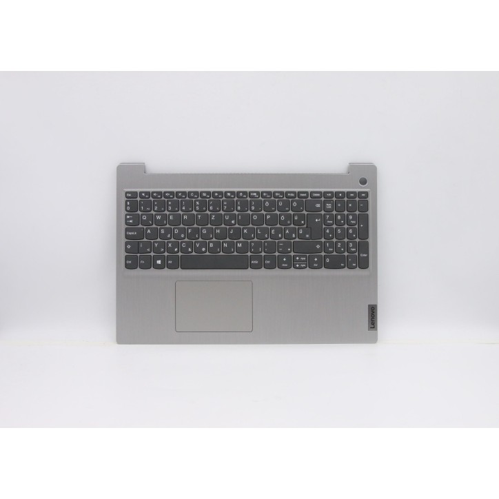 Lenovo 5CB0X57524 C-Cover with keyboard, Hungarian, Platinum Grey, Non-Backlight, Fingerprint, UK