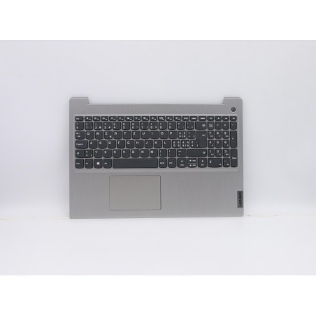 Lenovo 5CB0X57529 C-Cover with keyboard, Switzerland, Platinum Grey, Non-Backlight, Fingerprint, UK
