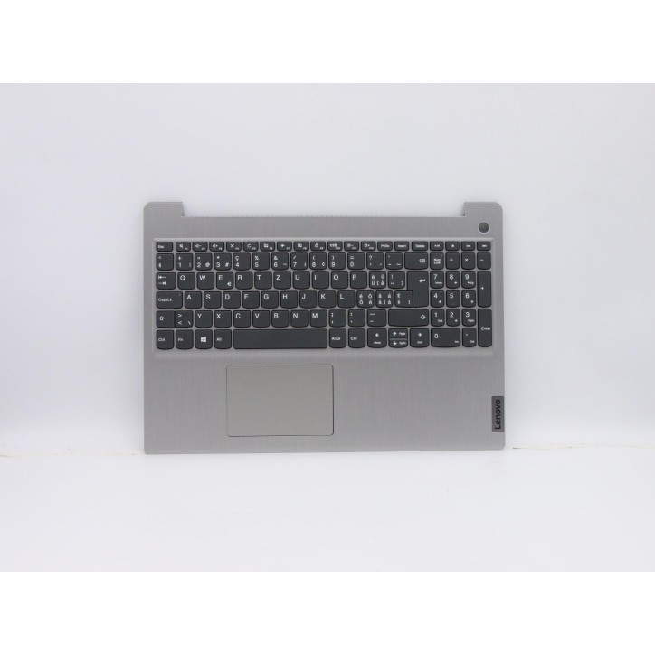 Lenovo 5CB0X57529 C-Cover with keyboard, Switzerland, Platinum Grey, Non-Backlight, Fingerprint, UK