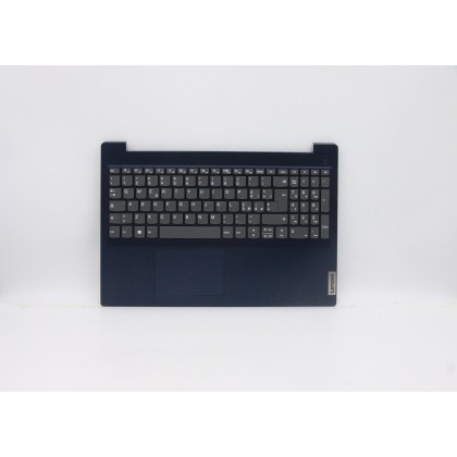 Lenovo 5CB0X57538 C-Cover with keyboard, Italian, Abyss Blue, Non-Backlight, Non-Fingerprint, UK
