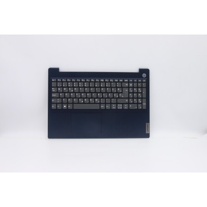 Lenovo 5CB0X57588 C-Cover with keyboard, Slovenian, Abyss Blue, Non-Backlight, Fingerprint, UK