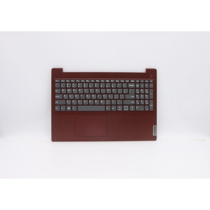 Lenovo 5CB0X57596 Palmrest Top Case con tastiera, Inglese (Stati Uniti), Rosso corallo, Senza_retroilluminazione, Senza_lettore 