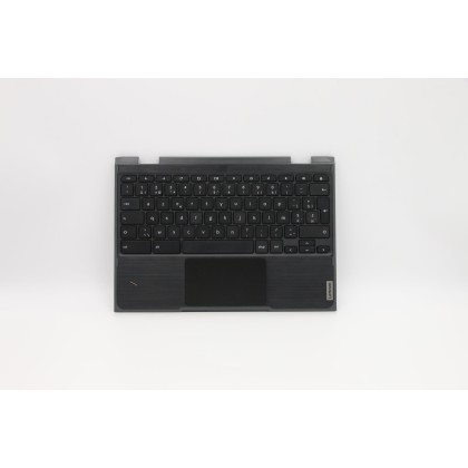 Lenovo 5CB0Y57952 Palmrest Top Case con tastiera, Belga, Senza retroilluminazione, UK