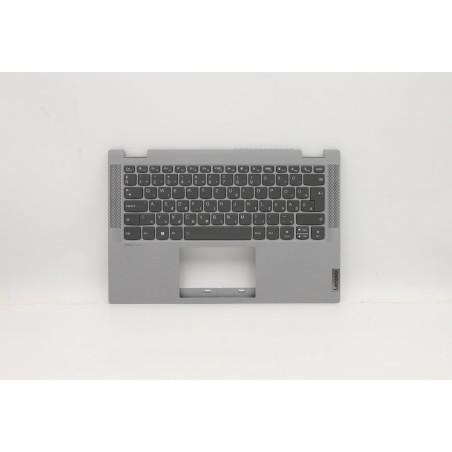 Lenovo 5CB0Y85320 C-Cover with keyboard, Hungarian, Platinum Grey, Backlight, Non-Fingerprint, UK