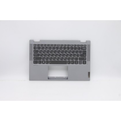 Lenovo 5CB0Y85331 C-Cover with keyboard, Ukraine, Platinum Grey, Backlight, Non-Fingerprint, US