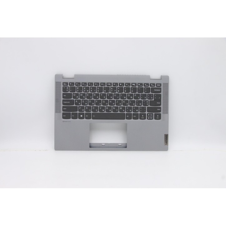 Lenovo 5CB0Y85331 C-Cover with keyboard, Ukraine, Platinum Grey, Backlight, Non-Fingerprint, US