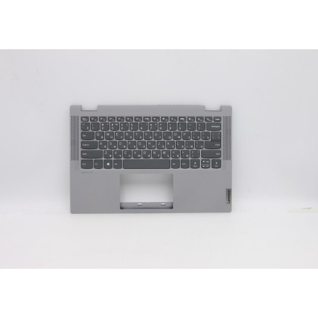 Lenovo 5CB0Y85343 C-Cover with keyboard, Russian, Platinum Grey, Non-Backlight, Non-Fingerprint, US