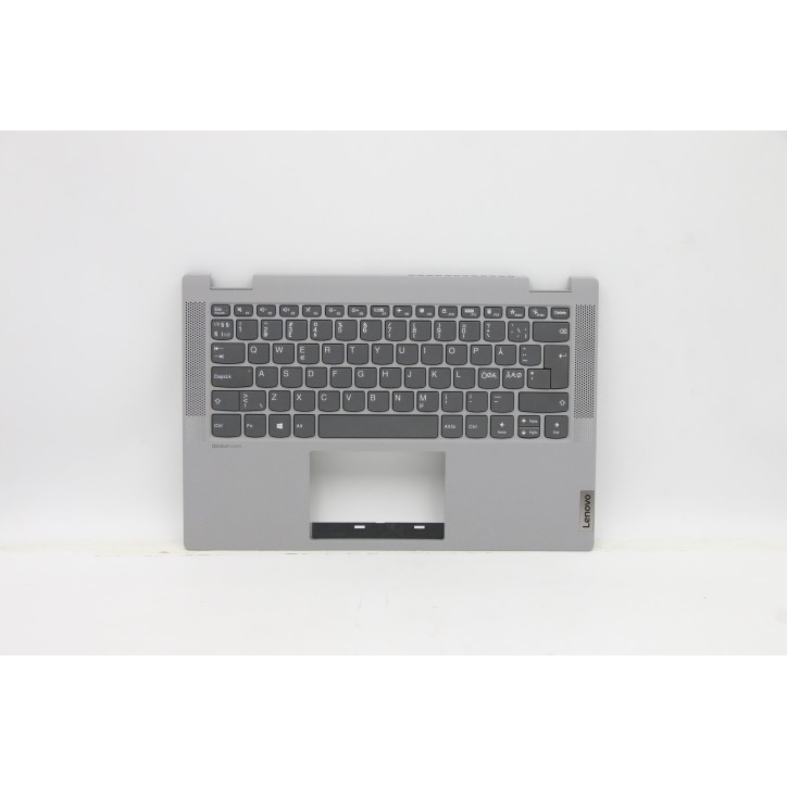 Lenovo 5CB0Y85352 C-Cover with keyboard, Nordic, Platinum Grey, Non-Backlight, Non-Fingerprint, UK