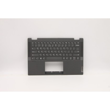 Lenovo 5CB0Y85483 Palmrest Top Case con tastiera, Inglese (Stati Uniti/Europa), Grigio, Senza_retroilluminazione, Senza_lettore 
